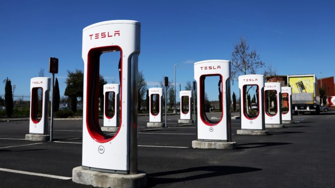 Tesla’s Elon Musk can build his unusual Supercharger station