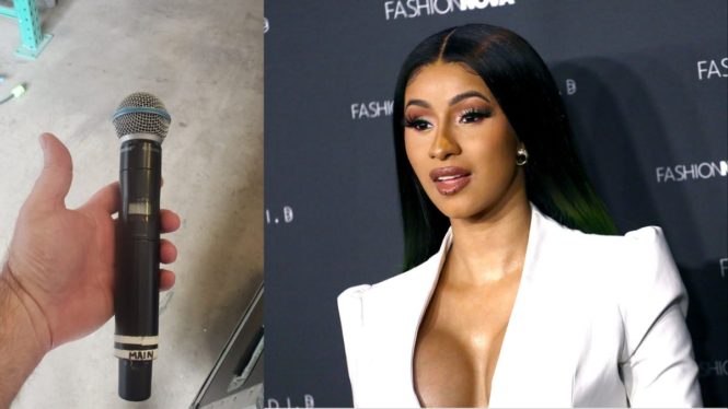 The Microphone Cardi B Threw at a Fan Is Up for Sale on eBay if You Have $100,000
