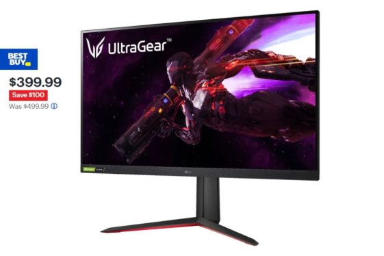 This LG 32-inch QHD gaming monitor is $100 off at Best Buy