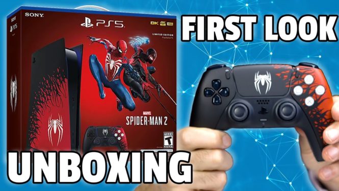 Unboxing Marvel’s Spider-Man 2 Limited Edition Playstation 5 Bundle
