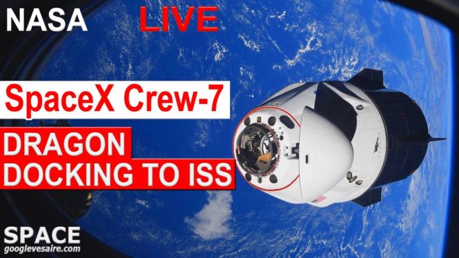 Watch the highlights of SpaceX’s Crew-7 arrival at the ISS