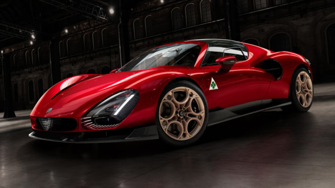 Alfa’s upcoming EV sports car poised as a 4C Spider successor — the 4E?