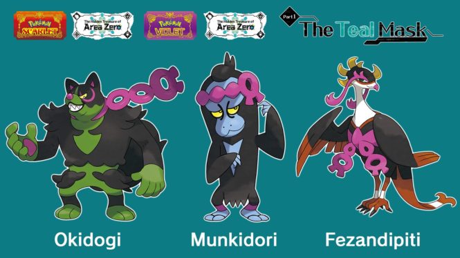 All new Pokémon in The Teal Mask DLC