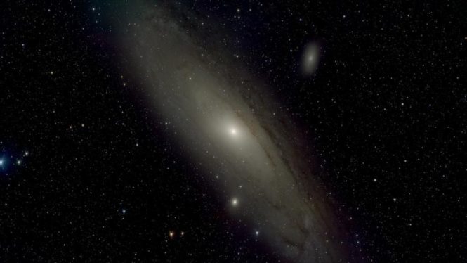China’s new wide-field survey telescope scopes out Andromeda galaxy
