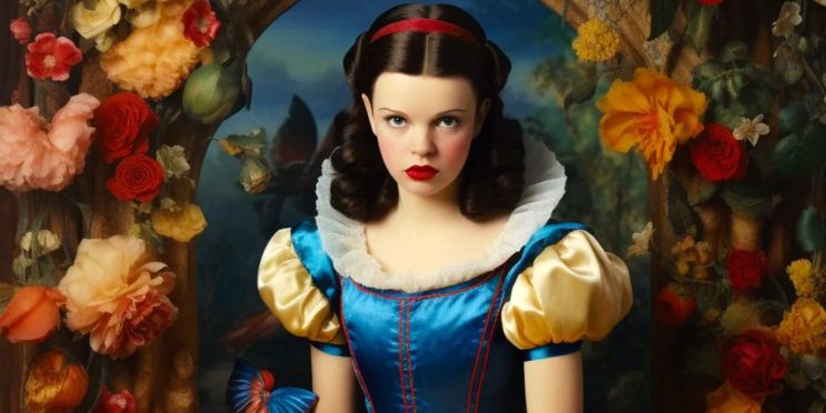 Disney Princess Art Imagines Live-Action Characters In The Year Their Movies Came Out