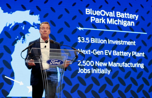 Ford pauses work on $3.5 billion battery factory in Michigan