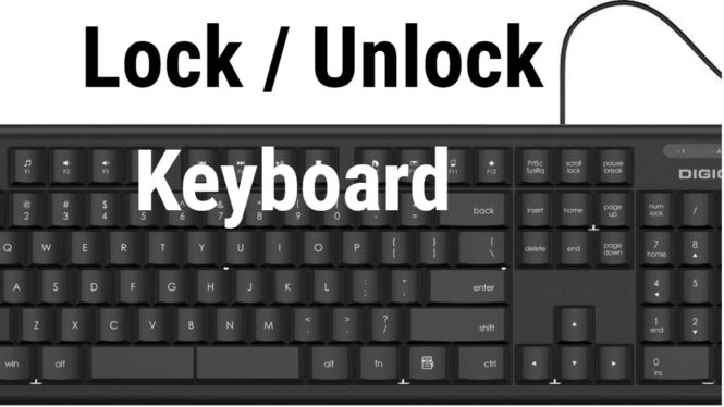 Here’s how to unlock a keyboard that’s locked