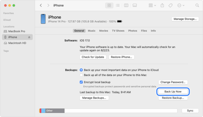 How to Back Up Your iPhone to iCloud, MacOS, or Windows (2024)