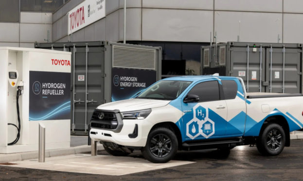 Hydrogen-powered Toyota Hilux prototype unveiled with Mirai technology