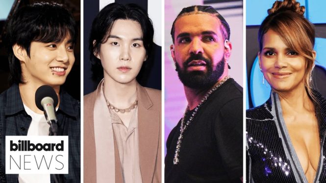 Jung Kook Misses BTS, Suga’s Enlistment Date, Halle Berry Slams Drake & More | Billboard News