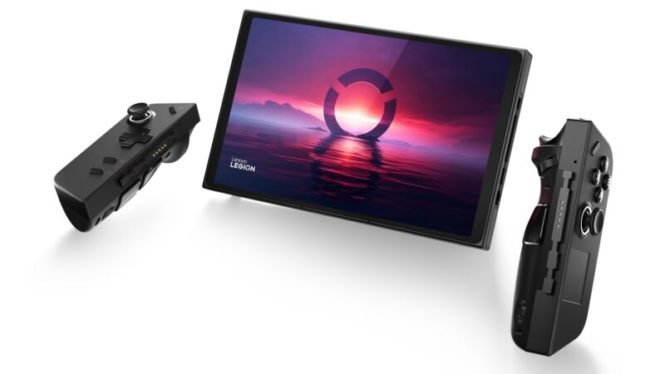 Lenovo’s Legion Go is an iPad mini-sized portable PC with detachable controllers