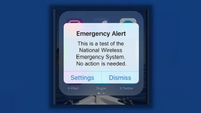 Nationwide test alert to sound on cell phones, TVs, and radios