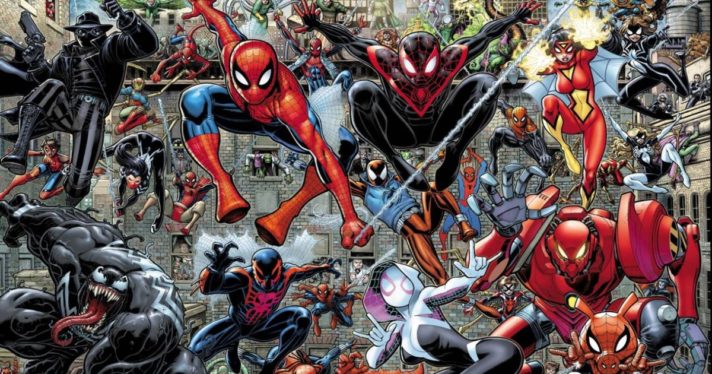 Spider-Verse Concept Art Shows Whole Universe Based Around One The Wildest Spider-Man Variants