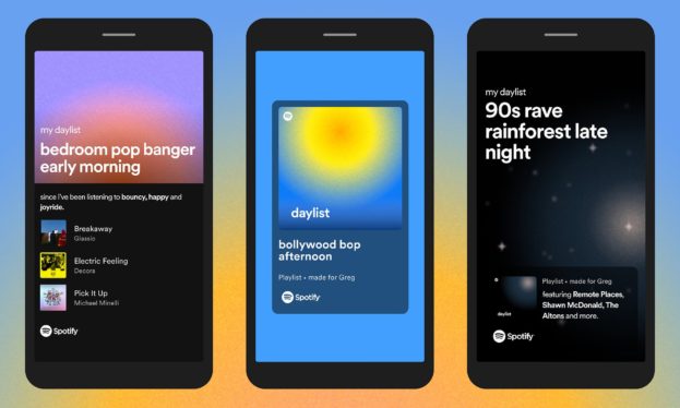 Spotify’s latest personalized playlist, daylist, evolves with you throughout the day