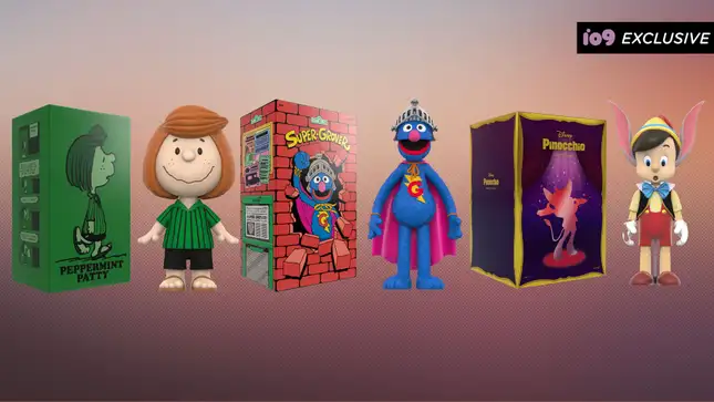 Super7 Debuts New Sesame Street, Pinocchio and Peanuts Figures