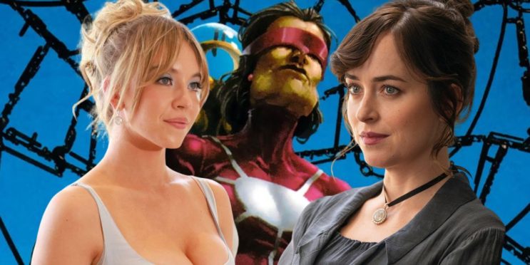 Sydney Sweeney’s Spider-Woman & Dakota Johnson’s Madame Web Come To Life In Spider-Man Spin-Off Fan Poster