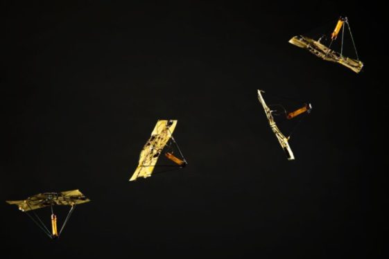 These solar-powered, origami-inspired robots can change shape mid-flight
