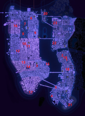 All photo-op locations in Spider-Man 2