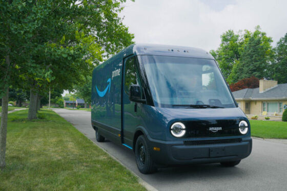 Amazon adds its 10,000th Rivian electric delivery van to its fleet