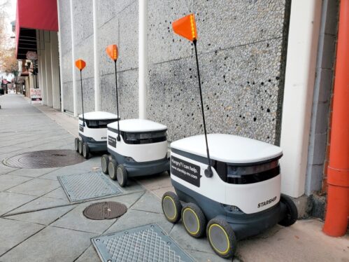 Autonomous delivery robots at center of bomb scare ‘prank’