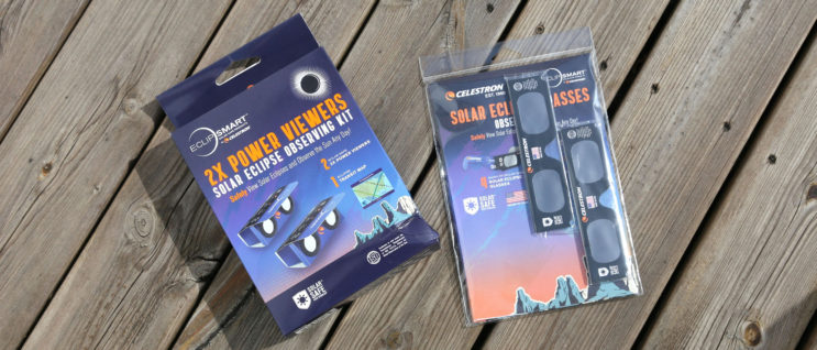 Celestron EclipSmart 2x Power Viewers Solar Eclipse and Solar Eclipse Glasses Observing Kit review