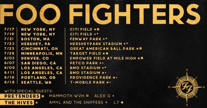 Foo Fighters Announce Everything Or Nothing At All Summer 2024 U.S. Stadium Tour