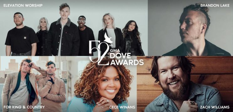 For King & Country, Tasha Cobbs Leonard & Brandon Lake Among GMA Dove Awards Performers