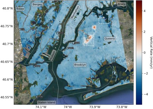 Here’s Where NYC Is Sinking