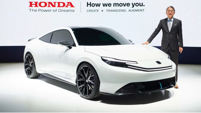 Honda Prelude reborn as hybrid-electric concept car in Tokyo