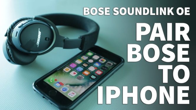 How to connect Bose headphones to an iPhone