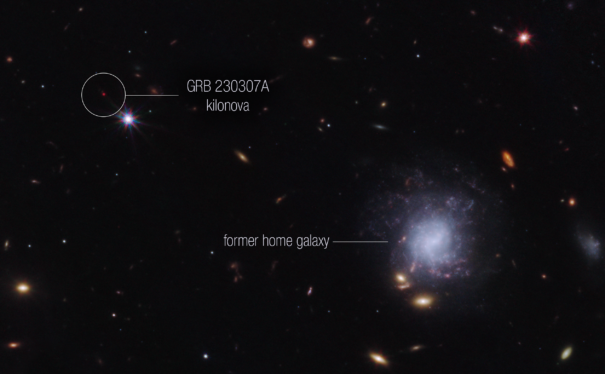 James Webb observes merging stars creating heavy elements