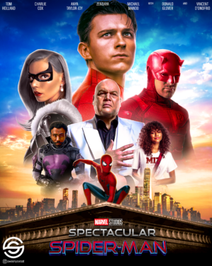 Kingpin & MJ Come Face-To-Face In Tense Spider-Man 4 Fan Poster