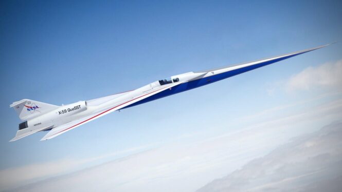 NASA Targets 2024 for First Flight of X-59 Experimental Aircraft