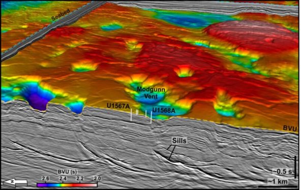 Potential source of ancient methane eruption identified