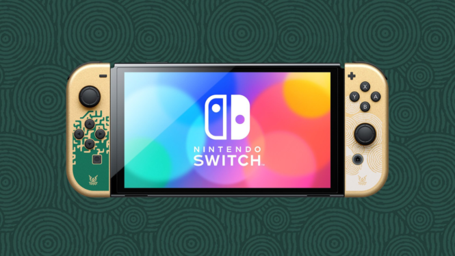 Saves $40 on the Zelda edition of the Nintendo Switch OLED