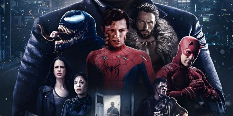 Spider-Man Investigates Kingpin, Daredevil, Punisher & More In Extremely Detailed Spider-Man 4 Fan Poster