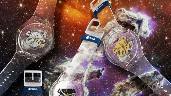 Swatch lets you put a stunning Webb space image on a watch face