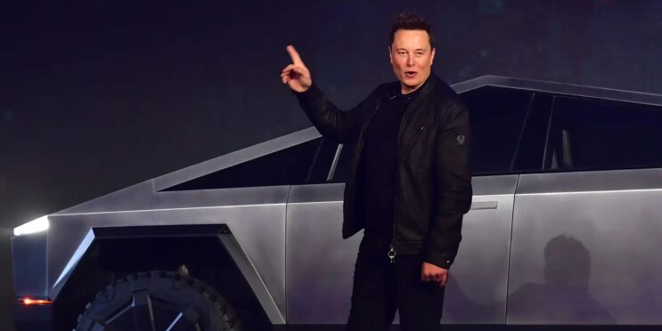 Tesla shares plunge following Elon Musk’s downbeat Cybertruck outlook