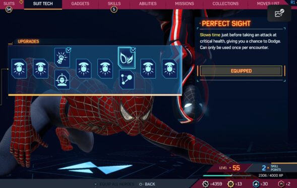 The best Suit Tech upgrades in Spider-Man 2