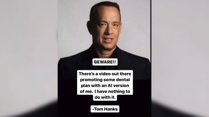 Tom Hanks calls out dental ad for using AI likeness of him