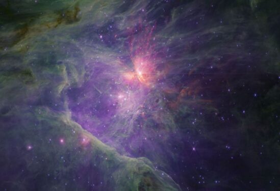 Zoom into an incredibly detailed James Webb image of the Orion nebula