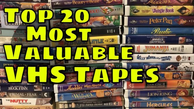 15 Rarest VHS Tapes And How Much They’re Worth