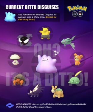 All Ditto Disguises In Pokémon GO (December 2023)