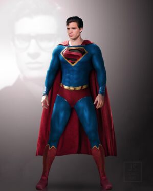 Animated Superman Becomes The Live-Action Man Of Steel In Exciting DC Art