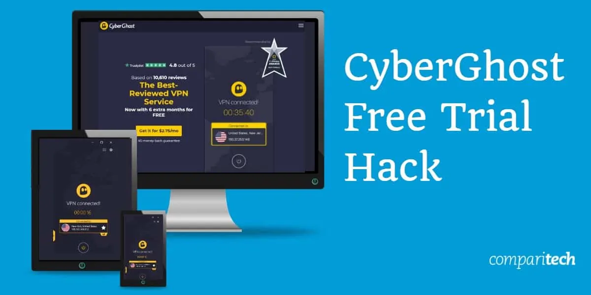 CyberGhost Free Trial: Protect your browsing for free