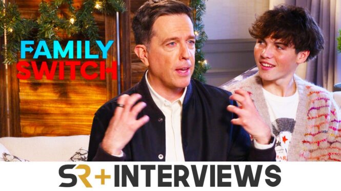 Family Switch Interview: Ed Helms & Brady Noon Discuss Working With The Legendary Rita Moreno