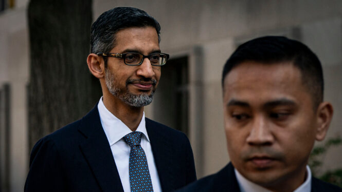 Google’s C.E.O. Takes Another Turn on the Antitrust Witness Stand