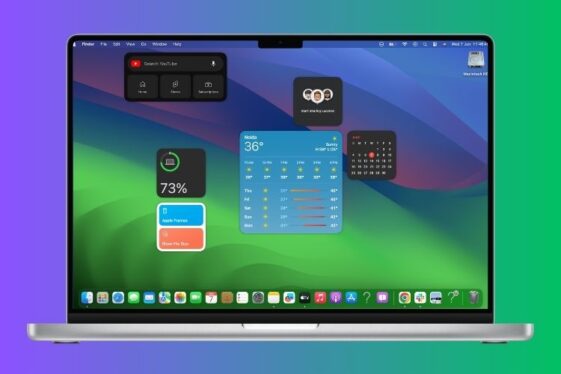 How to add and use desktop widgets in macOS Sonoma