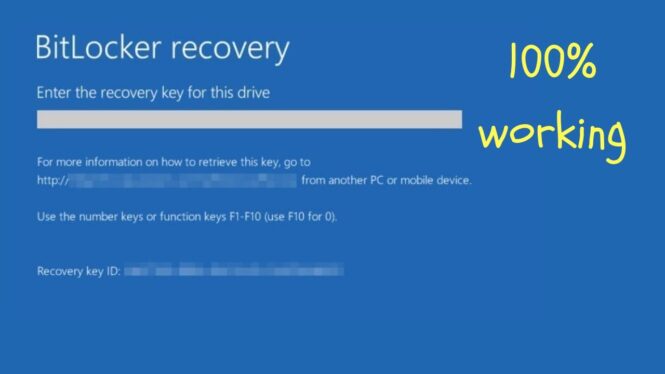 How to find your BitLocker recovery key