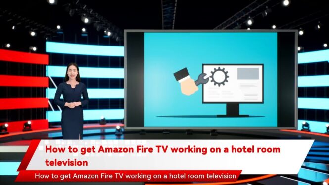 How to get Amazon Fire TV working on a hotel room television